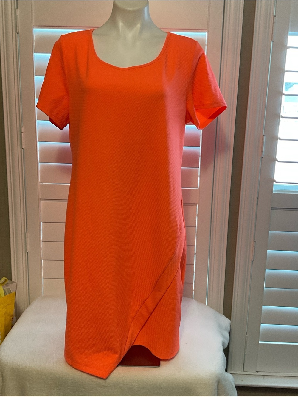 Bobbie Brooks Orange Midi Dress